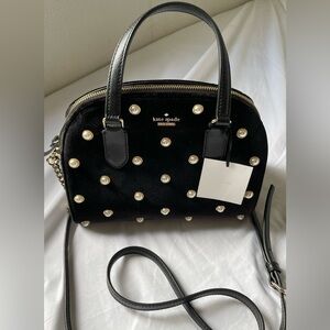 Kate Spade Laurel Way Reiley Velvet Black
